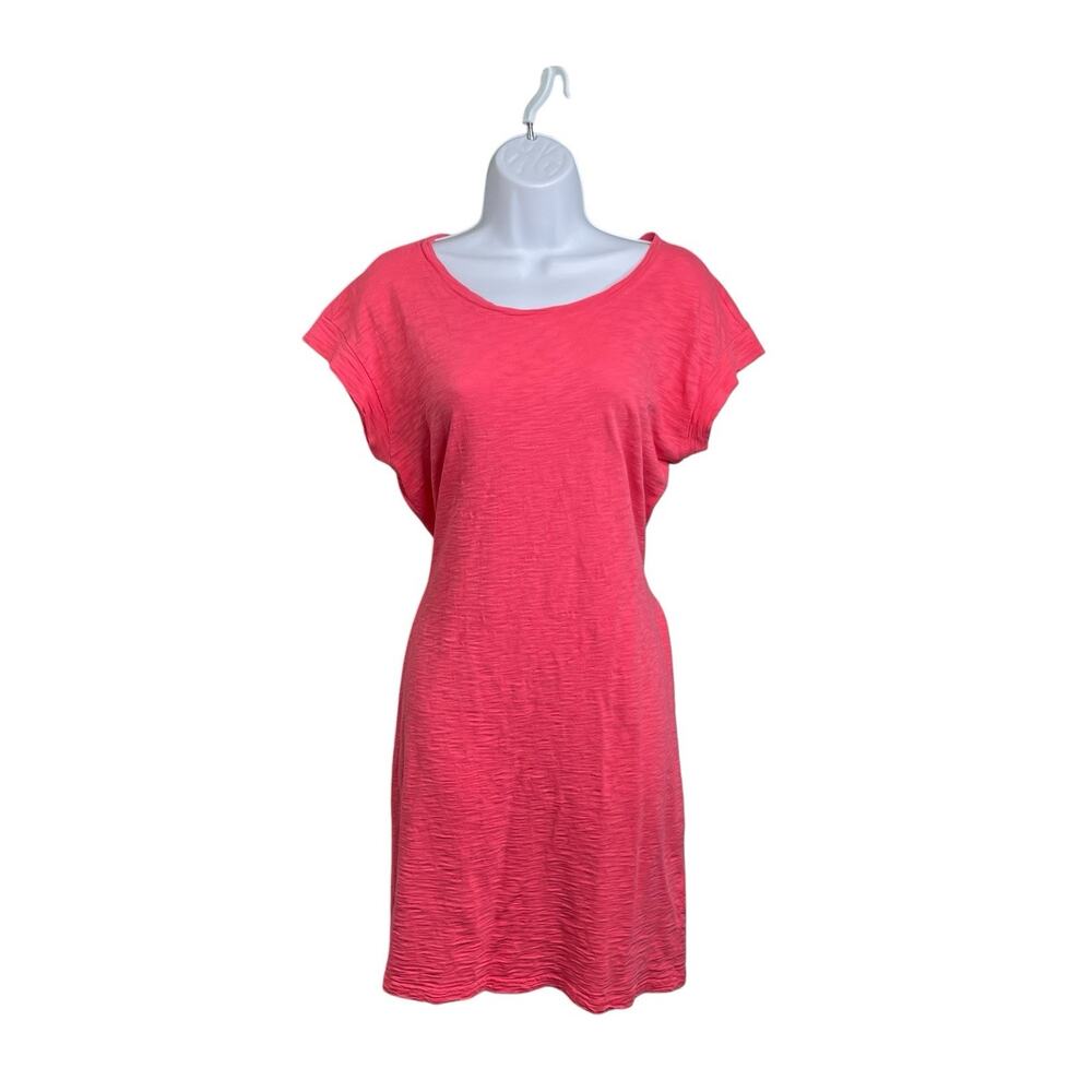J Crew Women's‎ Short Sleeve Tie Waist T Shirt Dress Size M Casual Beachy Preppy